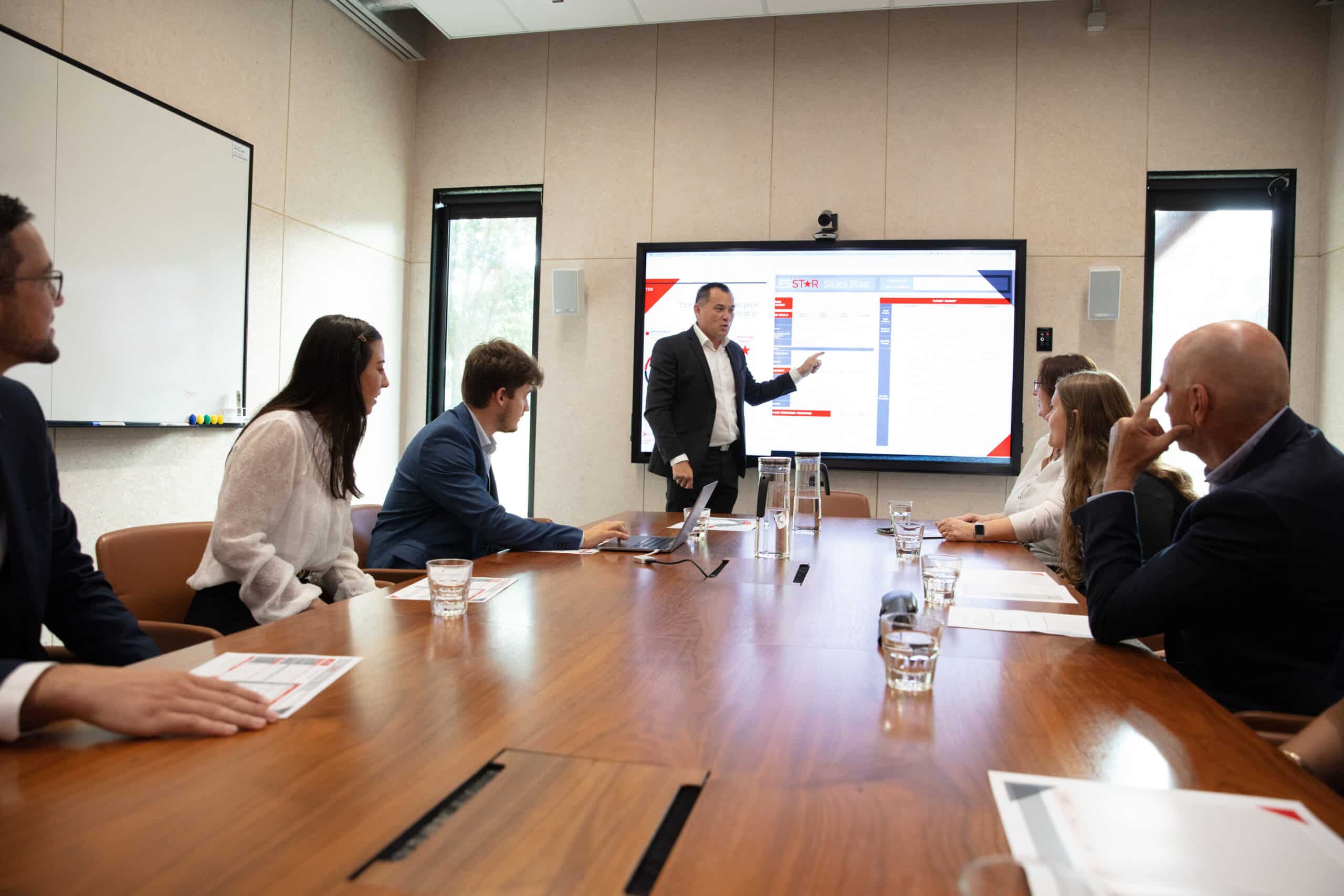 SalesStar team in a coaching session